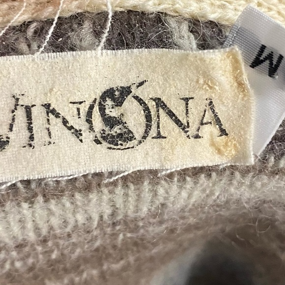 Vintage 1980 Winona Knits Women's Wool Cardigan Cozy Sweater Vest Size Medium - Picture 6 of 8